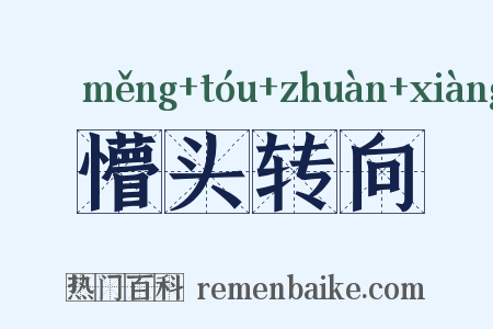 懵头转向是什么意思的图片